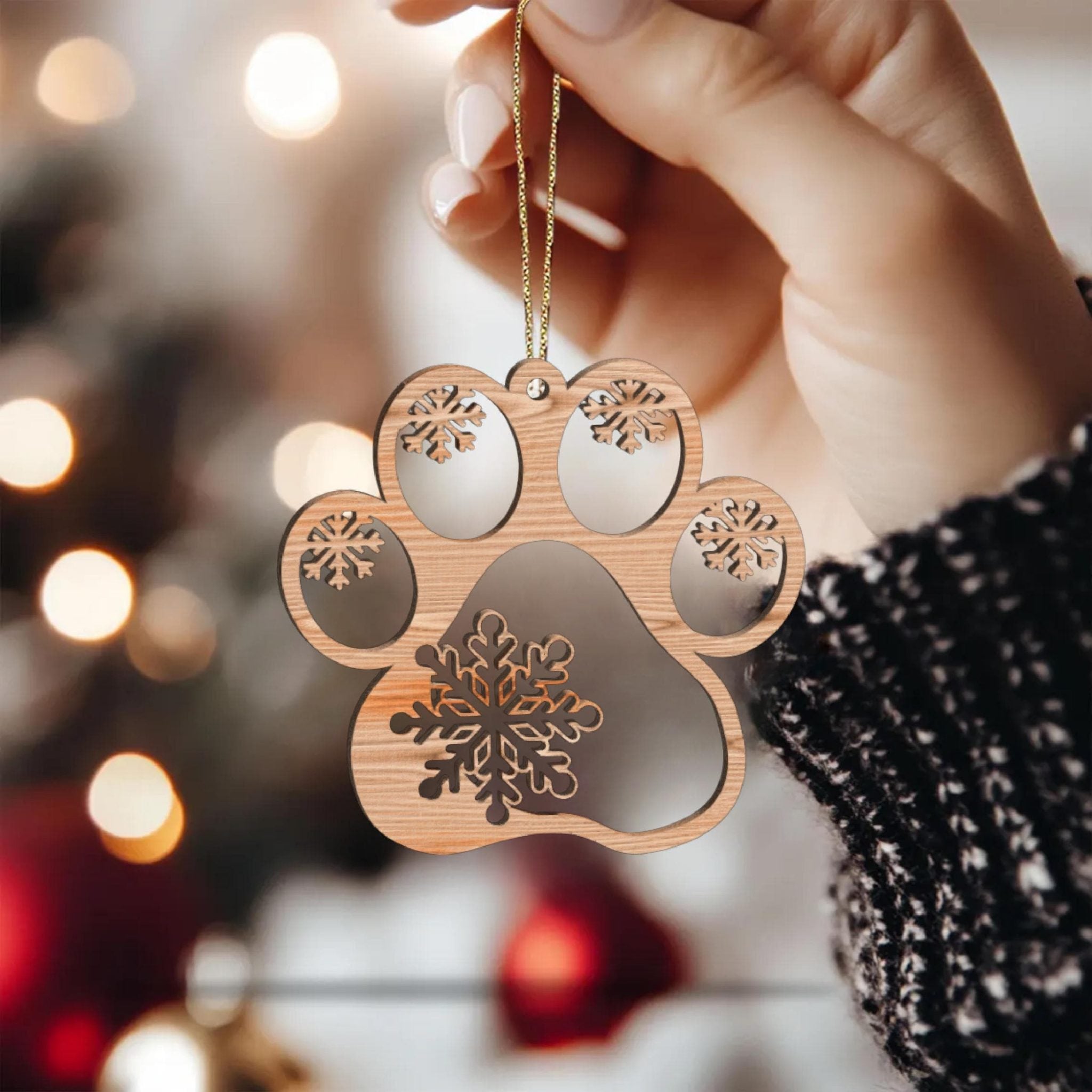 36 Personalized Ornaments Custom Decor Tree Ornaments Decor Baubles Tree Decoration Gifts Laser cut files Winter Ornament Svg bundle,DXF