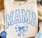 Blue Chinoiserie Png Bundle, Floral Chinoiserie Png, Chinoiserie Png, Mama Shirt Png, Chinoiserie Design, Floral Mama Png, Varsity Mama Png