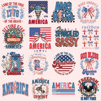 50 Retro 4th of July PNG Bundle, 4th of July Png, Fourth Of July Png, USA Png, America Png, Independence Day, American Flag Png, Png Bundle