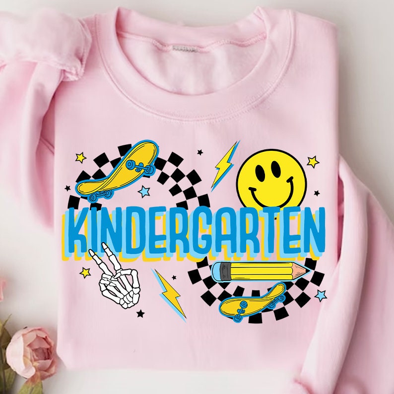 Back to School For Boys Bundle, Kindergarten, Pre K PNG, First Day Of School, School Png, Retro PNG, First/ Second/ Third Grade Design