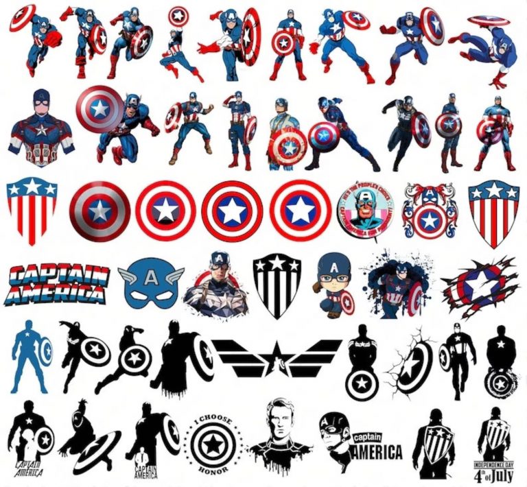 6000+ Mega Bundle Marvel Files, Avangers, IronMan, Thor, Deadpool, Captain America, Spider Man, Superhero PNG SVG Files Cricut Silhouette