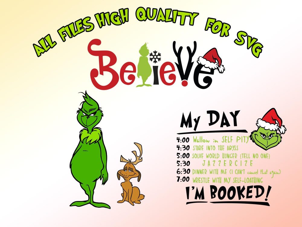 The Grinch Svg Bundle | 190+ Unique Design | Grinch Christmas Svg, Grinch Clipart Files, Cricut & Silhouette Digital File | Instant Download