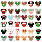 Bundle Merry Christmas Svg Png, Christmas Mouse And Friends, Xmas Png, Christmas Friends Png, Holiday Season Png