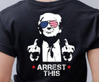 Trump Arrest This Funny 2 Side PNG