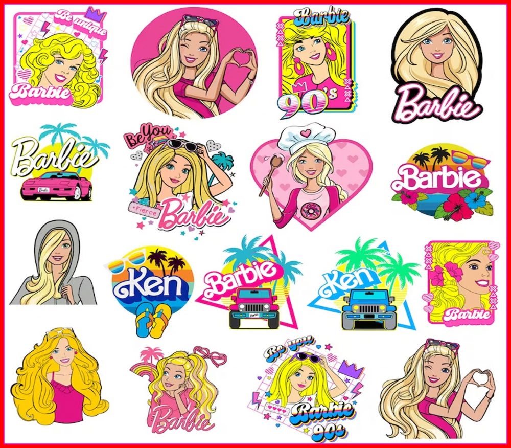 250+ Barbie svg bundle, Pink Logo, Barbie svg bundle, girls svg, Svg files for cricut, Girl Svg, Sticker Clipart, Svg Files, Png Files Clipart