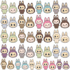 Labubu Designs Svg Png Bundle, Svg, Labubu Png Svg, Vector Digital File for Cricut, Laser Cut Labubu, Instant Download, Labubu Character