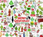 The Grinch Svg Bundle, 250+ Unique Design, Grinch Christmas Clipart Files, Cricut &Silhouette Digital File, Instant Download,Christmas Grump