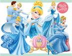 Princess 501 PNG Bundle, Princess Clipart Instant Download, Birthday, Moana, Frozen, Snow White, sleeping Beauty, Aurora, Jazmin