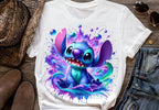16 PNG Stitch Splash and Watercolor Digital design PNG file for sublimation – High Resolution -Instant Digital PNG Download