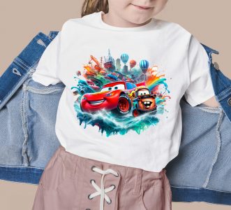 12 PNG Lightning McQueen Cars Splash and Watercolor Digital design PNG file for sublimation – High Resolution -Instant Digital PNG Download