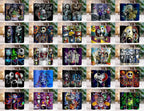 90+ The Nightmare Before Christmas Tumbler Wrap Bundle 2D-3D, Instant Download 20Oz Tumbler PNG Wraps Design, Digital 20Oz Skinny Tumbler