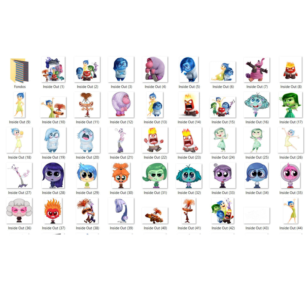 Inside Out PNG, intensely cliparts, upside down png, digital paper