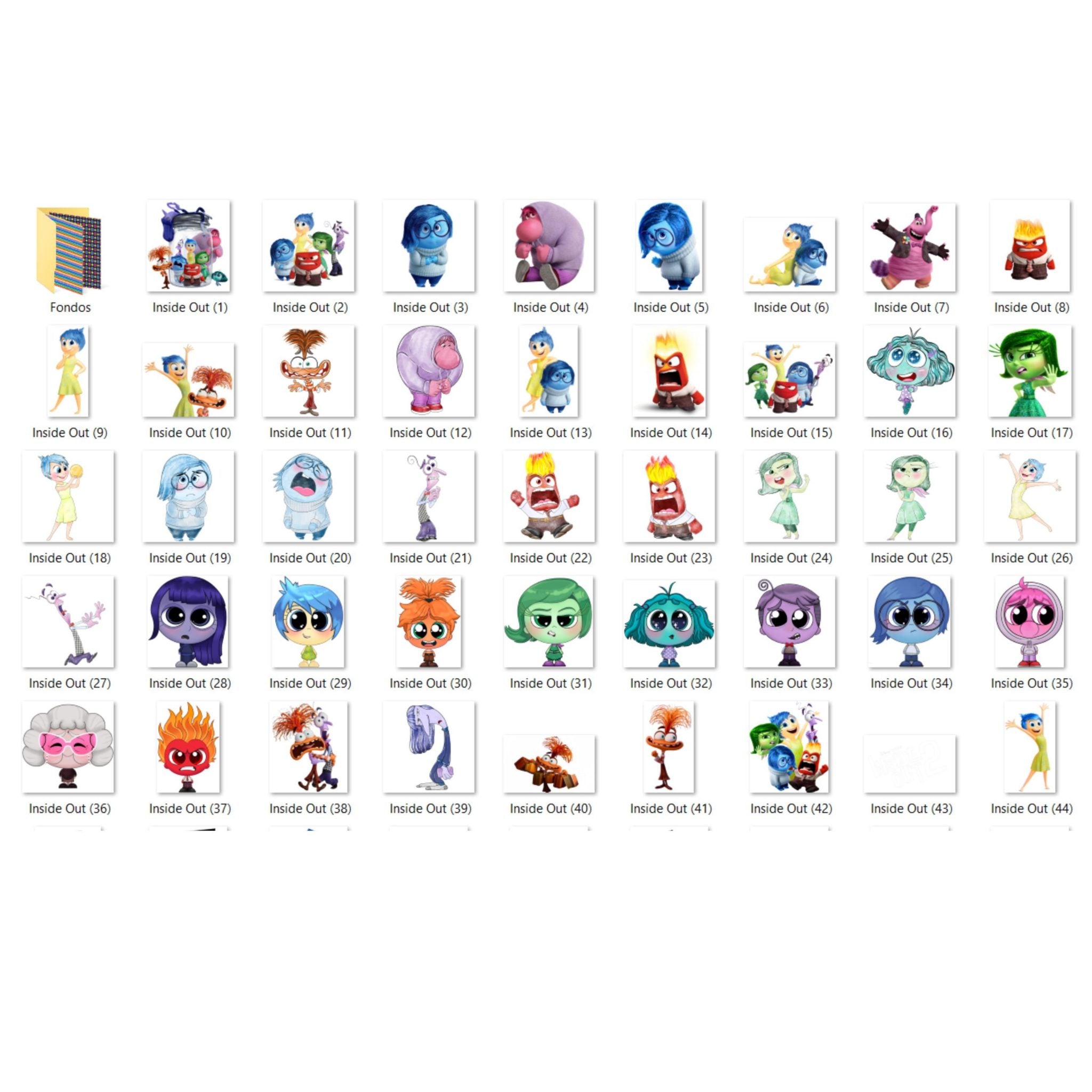 Inside Out PNG, intensely cliparts, upside down png, digital paper