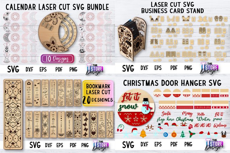 Laser Cut Mega Bundle SVG | CNC Files | Engraving SVG Desi