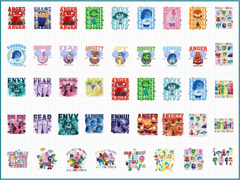 110+ Cartoon Emotions Friends Png, It’s Okay To Feel All The Feels Png, Mental Health, Para BCBA, Therapist Psychologist, Emotions Friends