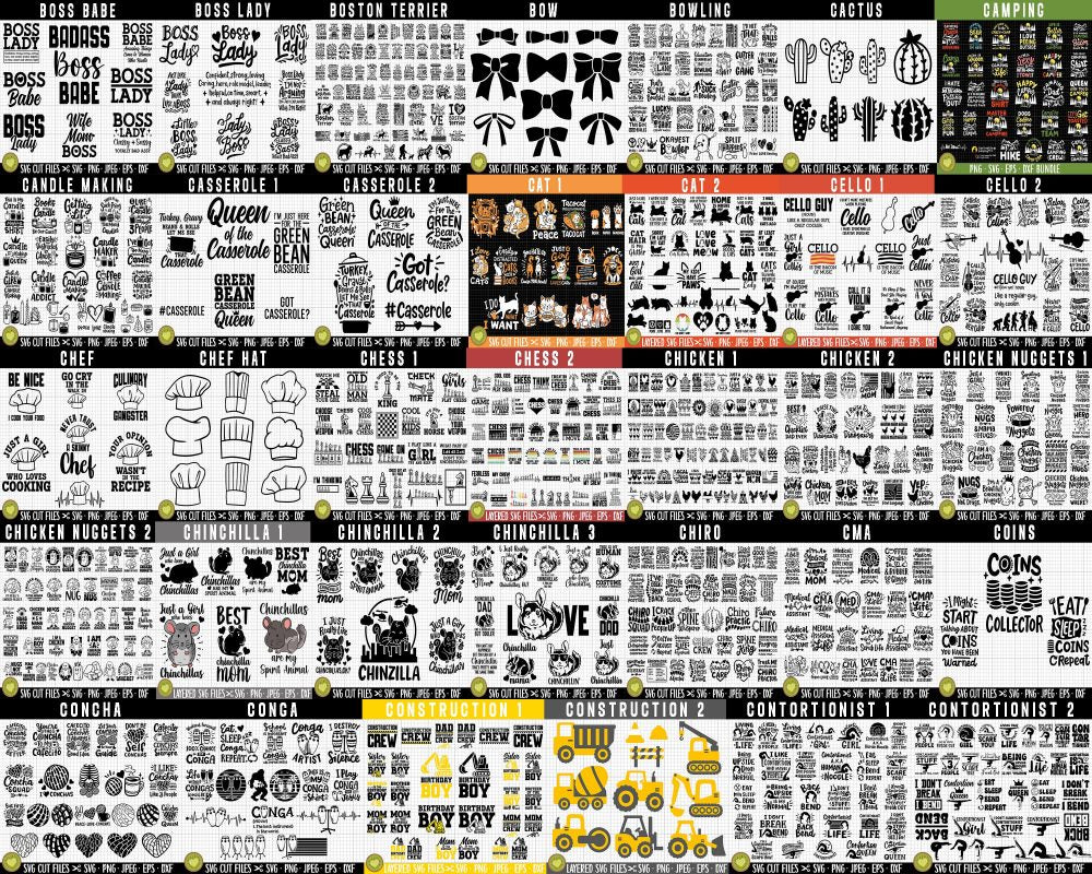 Layered SVG Bundle Cricut Cut File PNG Sublimination Bundle Whole Shop XXL Mega Bundle Silhouette Cameo Cutting Machine Files Commercial use