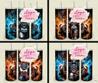 32 Team American Football Tumbler PNG Sublimation Designs, Football Mascot 20oz Skinny Tumbler Wrap PNG, Football Png Digital Download, NFL Tumbler