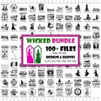 Wicked Movie Svg Png, Wicked PNG, Wicked Vinyl, Wicked Cricut, Witches Of OZ Svg Png,Witch Pink And Green, Wizard Movie Fan SVG Designs