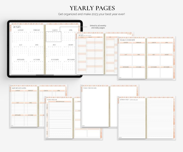 2024-2025 Digital Planner, GoodNotes Planner, iPad Planner, Daily Planner, Notability Planner, Android Planner daily digital planner