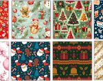 400+ Mega Christmas Digital Paper Pack, Christmas Wallpaper, Christmas Scrapbook Paper, Christmas Background, Christmas Patterns, Xmas Paper
