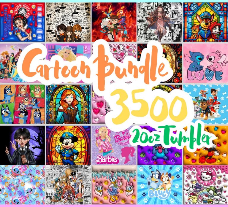 35000+ Best Seller Tumbler Wrap Bundle Tumbler PNG Bundle Digital 2D 3D Ultimate 20oz Skinny Bundle Wrap,Cartoon Funny Design,
