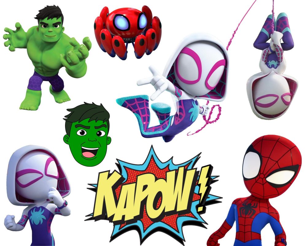 Spidey PNG, Spidey and his Amazing Friends Clipart, Spidey and his Amazing Friends PNG, Superhero Birthday, Instant Digital Download