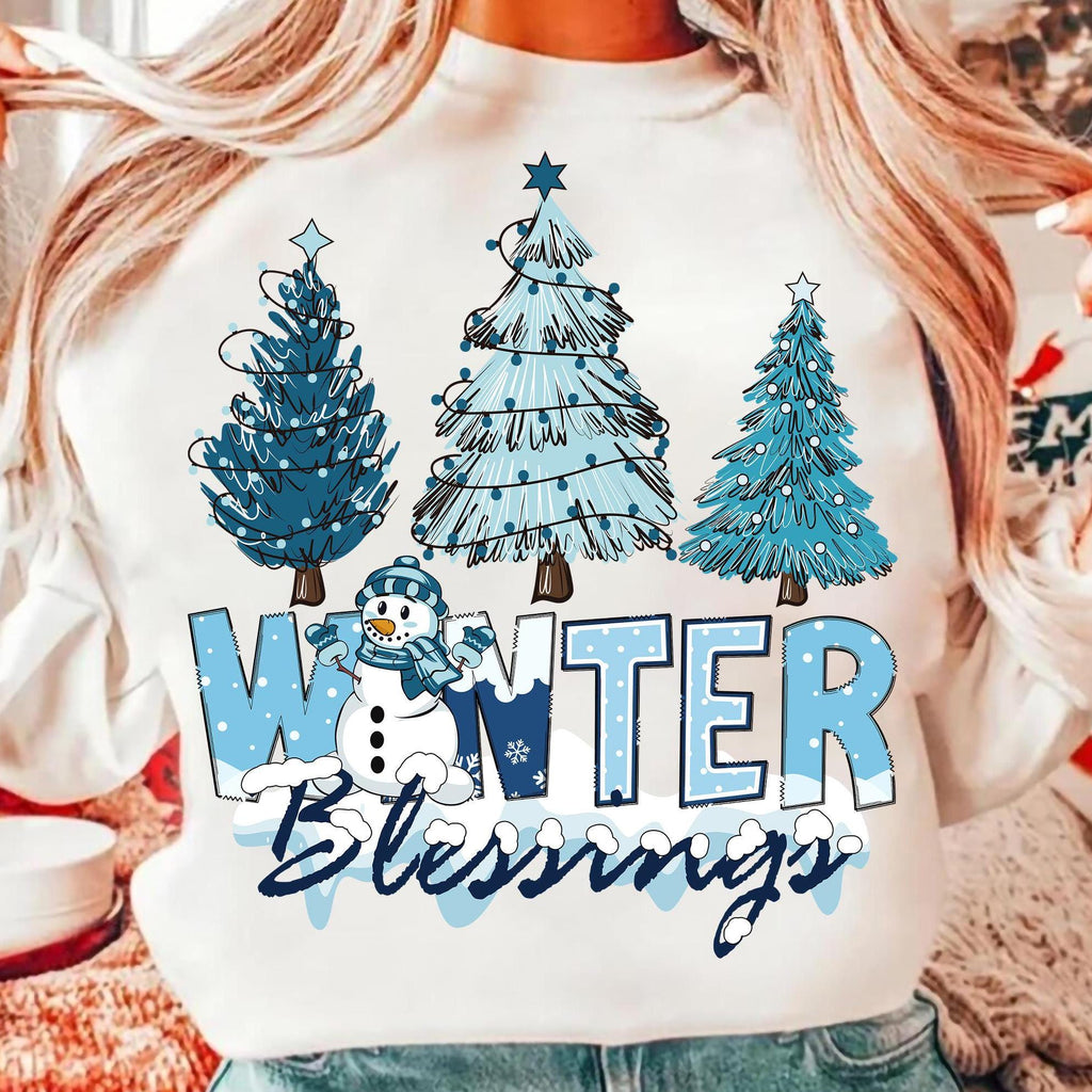Winter PNG Bundle Coquette Bow Snowman Hot Cocoa Girly Winter Blessings Cozy Season Cold Outside Gnomes Merry Christmas Tree Sublimation