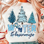 Winter PNG Bundle Coquette Bow Snowman Hot Cocoa Girly Winter Blessings Cozy Season Cold Outside Gnomes Merry Christmas Tree Sublimation