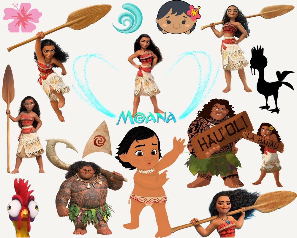 moana svg bundle, Moana Clipart, Moana png, Moana svg, Moana font, moana birthday, princess clipart, baby moana png, baby moana svg paper