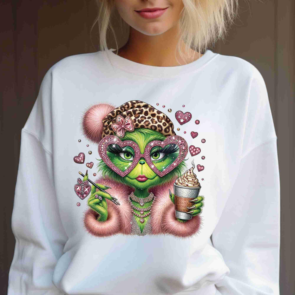 Rhinestone Grinch Christmas Png Bundle, Girl Grinc Rhinestone Png, Rhinestone Christmas Png, Merry Christmas Grinch Png, Rhinestone Movie