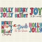 Retro Christmas Bundle Png, Merry Christmas Png, Christmas Png, Western PNG, Santa Claus PNG, Bundle Png, Sublimation Designs, PNG