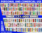 80,000 Mega Bundle Tumbler Wrap Sublimation, All Current & Future Designs, Google Drive Access, 20oz Tumbler, PNG Design Digital Download