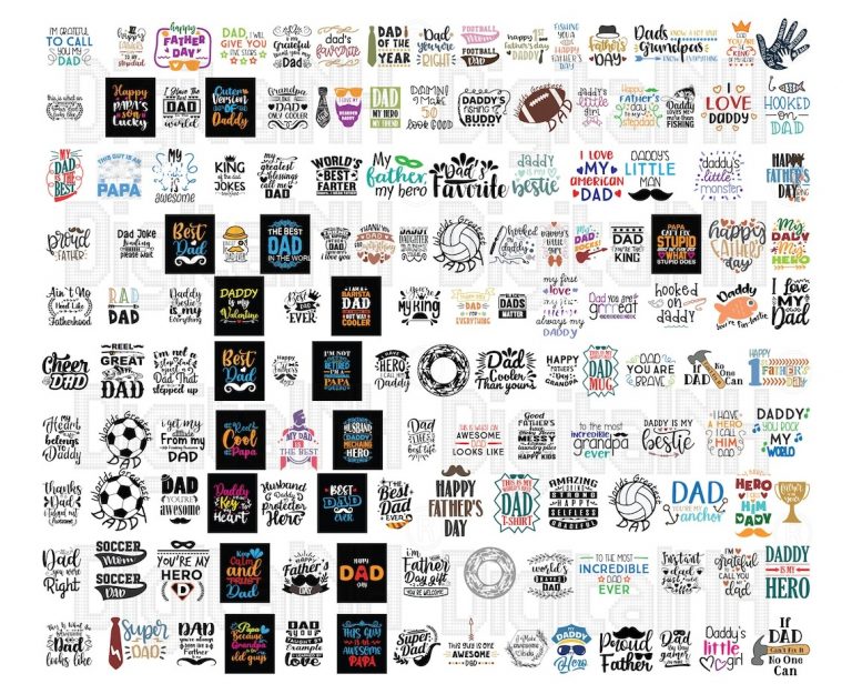 480 Father’s Day SVG Bundle, Father SVG, Father Quotes SVG, Best Dad svg, Daddy svg, T shirt designs, Digital File, Instant Download