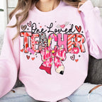 Teacher Valentine PNG Bundle, Teacher Coquette Png, Valentine Day Png, Retro Valentine, Valentine Teacher Heart Pencil Png, Gift for Teacher