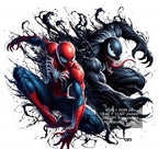 13 PNG Venom & Spiderman Splash and Watercolor Digital design PNG file for sublimation – High Resolution -Instant Digital PNG Download