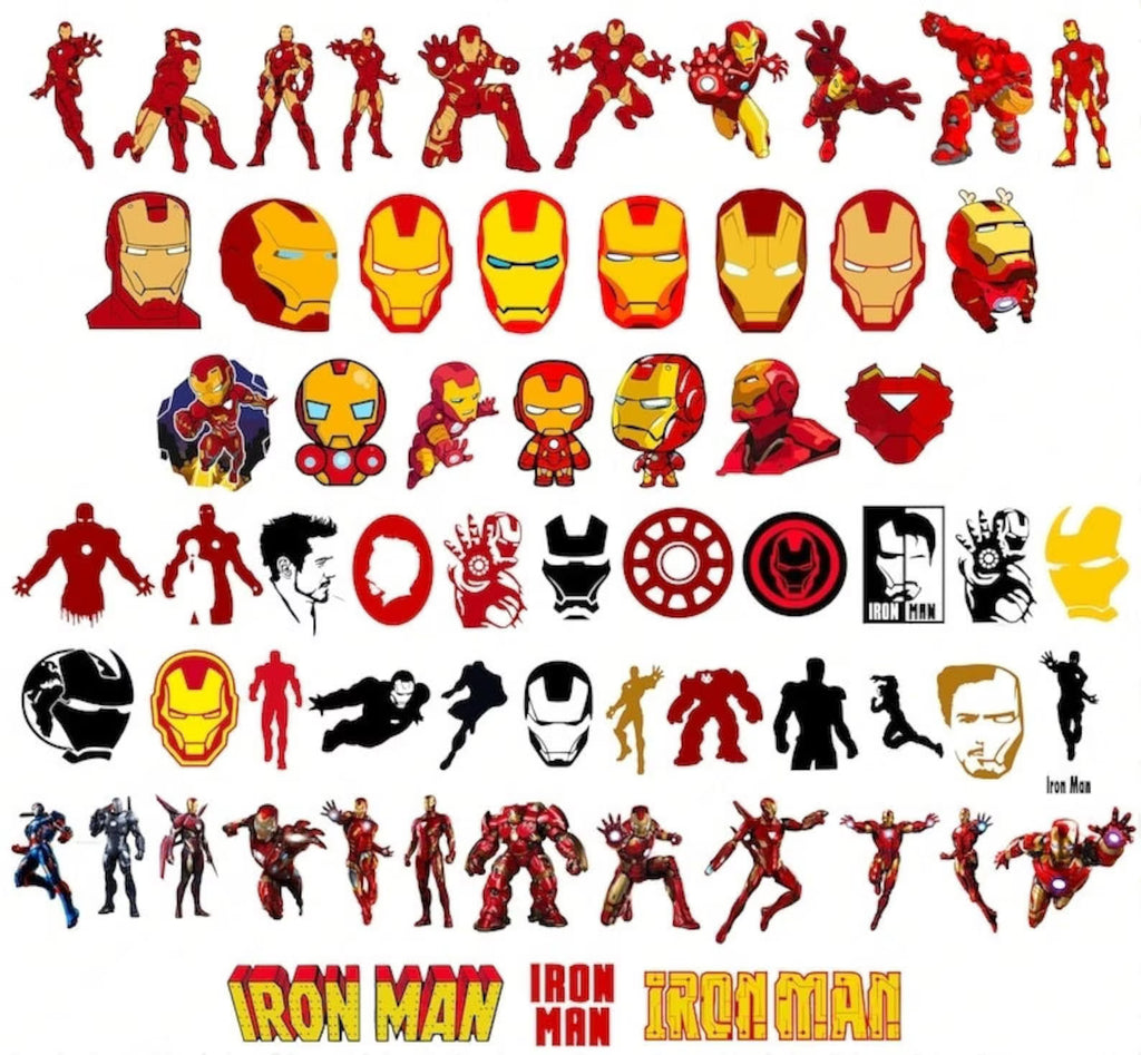 6000+ Mega Bundle Marvel Files, Avangers, IronMan, Thor, Deadpool, Captain America, Spider Man, Superhero PNG SVG Files Cricut Silhouette