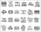 103 Motivational Quotes SVG bundle, Inspirational SVG, Positive SVG for Cricut & Silhouette designs, sublimation designs, laser engraved