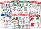 CHRISTMAS ULTIMATE BUNDLE, 460 Designs, Heather Roberts Art Bundle, Christmas svg, Winter svg, Holidays, Cut Files Cricut, Silhouette