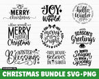 Christmas SVG Bundle, Christmas SVG, Merry Christmas SVG, Christmas Ornaments svg, Winter svg, Santa svg, Funny Christmas Bundle svg Cricut