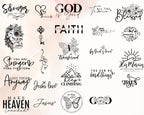 Christian SVG PNG bundle | Religious svg bundle l Sleeve Sweatshirt Svg Bundle | Bible Verse Shirt svg | Psalm vg | Jesus Svg | God Svg Png