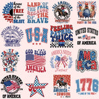 50 Retro 4th of July PNG Bundle, 4th of July Png, Fourth Of July Png, USA Png, America Png, Independence Day, American Flag Png, Png Bundle