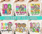 100+ Happy 100 Days Of School Png Bundle, Cartoon School Png, 100 Days Brighter, Back To School Png Bundle, School Shirt, Commercial Use
