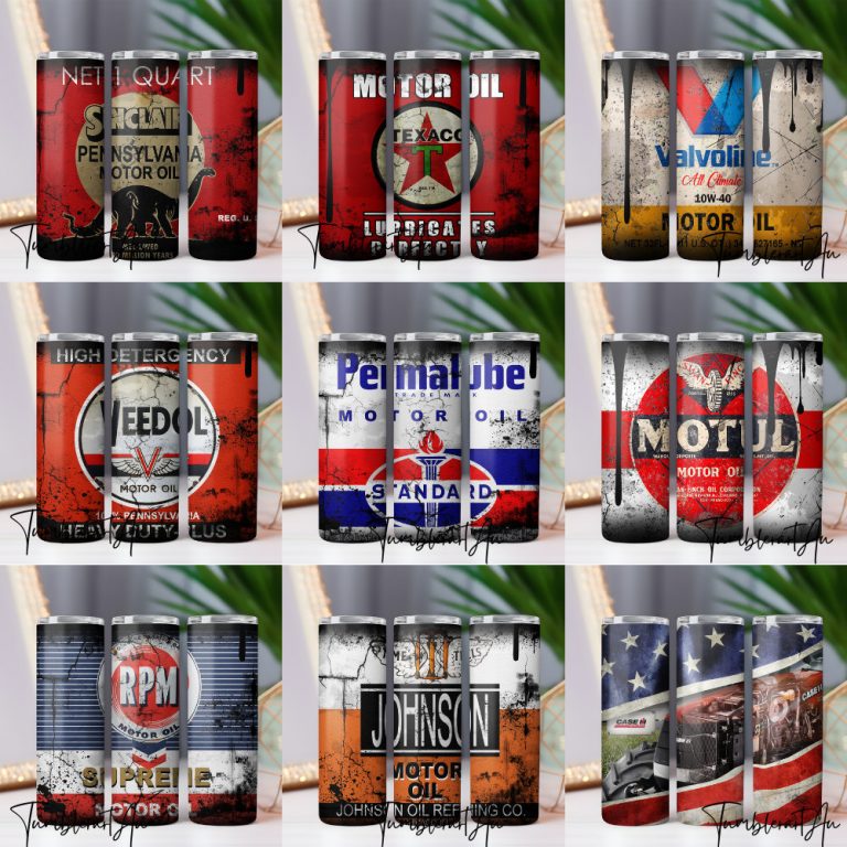 140+ Motor Oil Tumbler Wrap Bundle, Dirty Oil Tumbler, 10oz Dusty Metal Can, Motor craft Tumbler, Oil Filter Sublimation, Motor Oil Tumbler