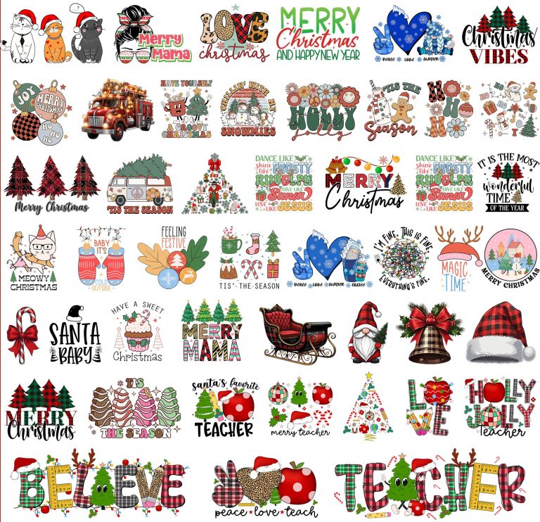 200+ Christmas Bundle Png, Merry Christmas Png, Christmas Png, Santa Claus PNG, Bundle Png, Sublimation Designs, Digital Download