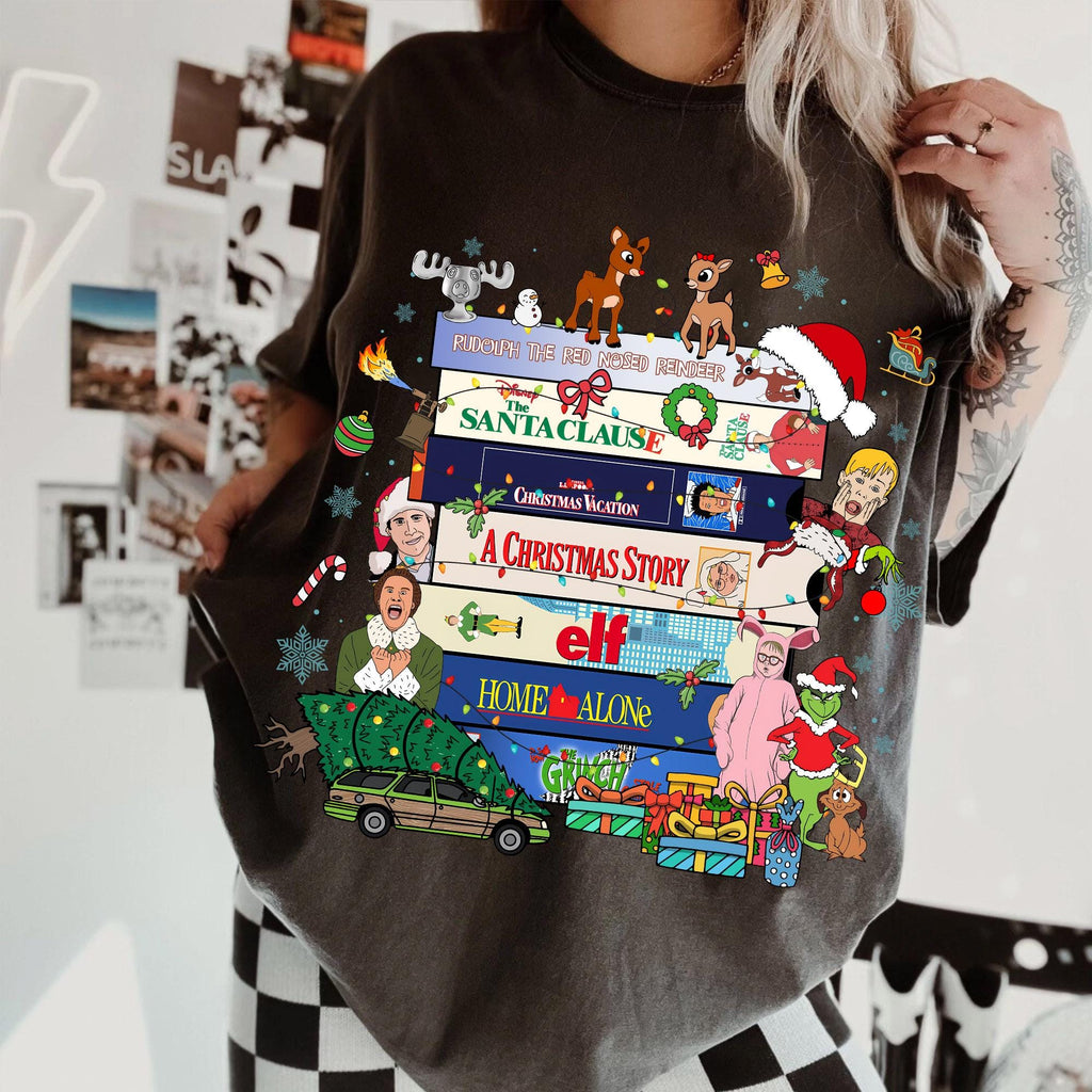 90s Style Christmas png, Christmas Design Png, VHS Tapes, 90s VHS Png, Christmas Movies VHS Png, 90s Christmas Png, Funny Christmas Movie