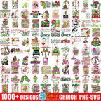 1000+ Grinch Christmas SVG – PNG, The Grinch Christmas, Grinch T Shirt Design, Merry Grinchmas Png, Christmas Sublimation, Retro Grinch Png