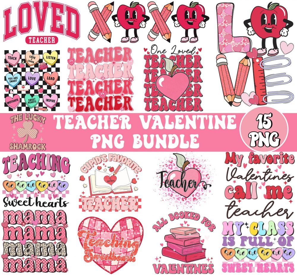 Valentine Mega Bundle png, Retro valentine png, Valentines day png, kids valentine png bundle, Valentine Teacher Png, Valentine Mega Bundle