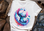 16 PNG Stitch Splash and Watercolor Digital design PNG file for sublimation – High Resolution -Instant Digital PNG Download