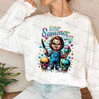 10+ Killers Summer Vibes PNG Bundle, Chillin’ Like A Killer Png, Horror’s Vacation Png, Cute Horror, Funny Pool Shirt Design, Digital File