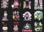 60 Labubu Design PNG Bundle Vol 1 |Kawaii Cute Digital Stickers |cute labubu png | labubu figures Art| labubu download | Labubu PNG Clipart